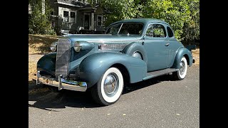 1937 Cadillac 60 Sport Coupe  Charvet Classic Cars [upl. by Eisler]