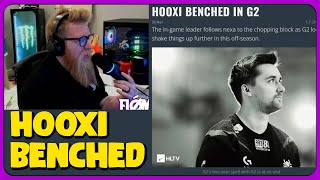 fl0m Reacts to HooXi Benched from G2 [upl. by Druce]