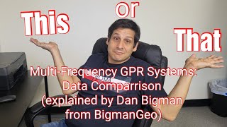 MultiFrequency GPR systems Data Comparison Ground Penetrating Radar [upl. by Selokcin]