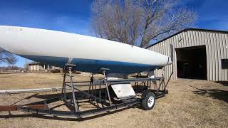 Etchells Sailboat Trailer Modification [upl. by Aramaj]