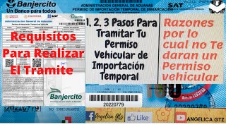 Requisitos Para Realizar El Tramite De Importacion Temporal De Vehiculos [upl. by Saisoj843]