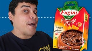 FEIJOADA COM FATIAS DE PAIO E CALABRESA  Prato Pronto Fugini [upl. by Anilys]