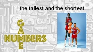 WHO ARE THE TALLEST AND THE SHORTEST PLAYERS EVER IN SPORTS  NUMBERS GAME [upl. by Eillod]