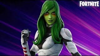 Fortnite Gamora Skin  GAMEPLAY [upl. by Brainard]