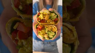 Breakfast Burrito vegan 🌯 veganrecipes [upl. by Kappel]