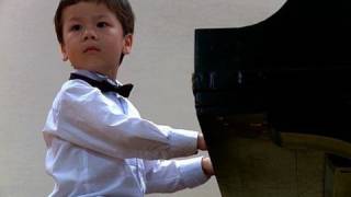 3year Old Piano Prodigy Richard Hoffmann [upl. by Noryk]