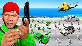 GANG vs ARMY in GTA 5 [upl. by Cyndy]