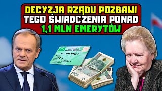 ⚡️Decyzja rządu o obniżeniu 14 emerytury pozbawi tego świadczenia ponad 11 mln emerytów [upl. by Sev]