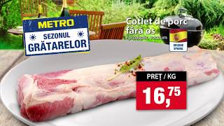 Cotlet de porc  Oferta METRO 2531052017 [upl. by Llertnauq359]