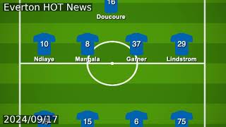 Everton vs Southampton Predicted LineUp  Time for Change [upl. by Iny]