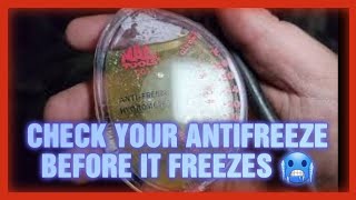 How to Test a Cars Antifreeze Especially for Winter [upl. by Artemisa]