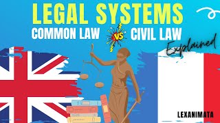 Common Law vs Civil Law Legal Systems explained [upl. by Idnaj]