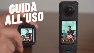 INSTA360 X4 con telecomando GPS  Impostazioni settaggi e trucchi per usarla al MEGLIO [upl. by Trevethick]