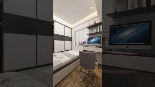 Small bedroom design  smal l room design  house shorts youtubeshorts [upl. by Yasmine]