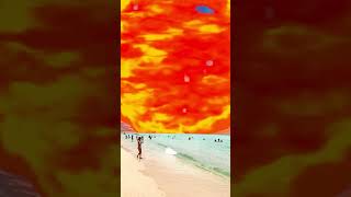 Huge Ball Falling on Earth  VFX at South Beach Florida 4 [upl. by Chappie]