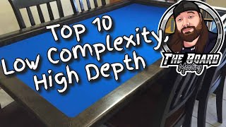 Top 10 Low Complexity High Depth Games [upl. by Alberik213]