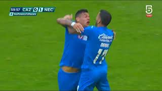 Gol de M Caraglio  Cruz Azul 1  1 Necaxa  LIGA Bancomer MX  Clausura 2019  Jornada 9 [upl. by Otrebireh]