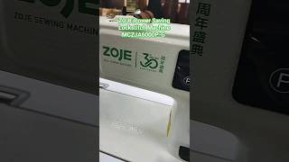 ZOJE Power Saving Lockstitch Machine MCZJA6000PG [upl. by Ajan]