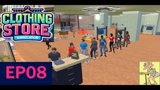 EP08 Hired a stock associate Clothing store sim [upl. by Romano]