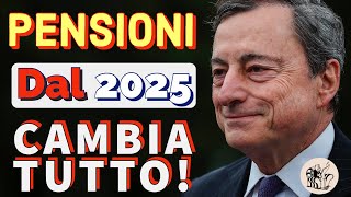 💥 PENSIONI 👉 DAL 2025 CAMBIERÀ TUTTO❗️📌 ADEGUAMENTO DEI REQUISITI ETÀ PENSIONABILE ❇️ [upl. by Benita220]