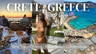 I took a girls trip to Greece  CRETE TRAVEL VLOG Euphoria All Inclusive Resort Chania Boat Ride [upl. by Etnuahc270]