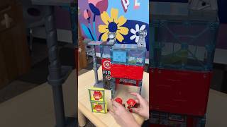 Tile Town Fire Station Magnetic Tiles Yes please ​⁠mooseenterprise tiletown [upl. by Hube]