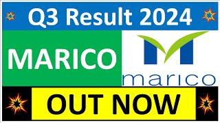 MARICO Q3 results 2024  MARICO results today  MARICO Share News  MARICO Share latest news today [upl. by Artair]