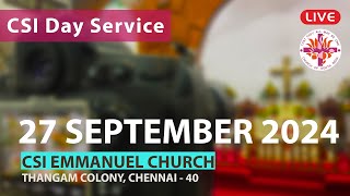 77th CSI Formation Day Service  27092024  CSI Emmanuel Church [upl. by Ginni540]