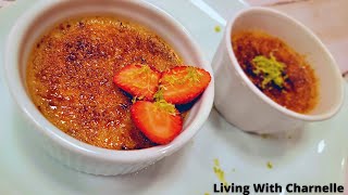 CREME BRULEE  EASY AND AMAZING COFEE CRÈME BRÛLÉE AT HOME RECIPE [upl. by Aekim]