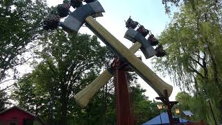 Lumberjack Ride at Canadas Wonderland 4K [upl. by Renmus830]