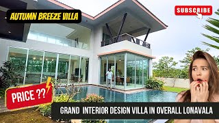 Autumn Breeze Villa🌬️For Sale  Grand Interior  8cr AT KHANDALA Lonavala  Must Watch😍 [upl. by Aihsenrad990]