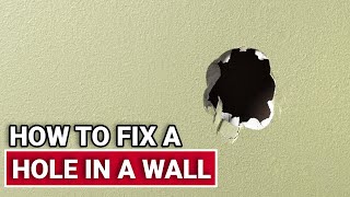 How To Fix a Hole in A Wall  Ace Hardware [upl. by Shieh]