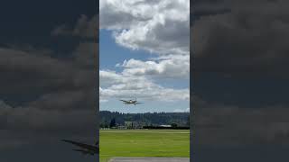 aviation sr22 taking off at Harvey field airport [upl. by Shuping463]