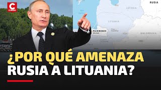 KALININGRADO enclave ruso entre países de la OTAN por el que amenaza Putin [upl. by Lateh935]