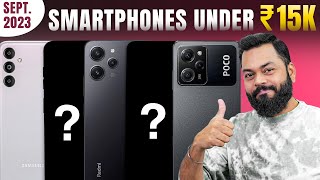 Top 5 Best 5G Smartphones Under ₹15000 Budget ⚡ September 2023 [upl. by Khalsa]