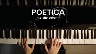 Poetica  Cesare Cremonini Piano Cover piano [upl. by Notsirt]