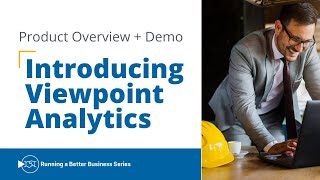 VIEWPOINT ANALYTICS  Trimble Viewpoint  Construction Data Insights Mobile Access [upl. by Meehaf36]