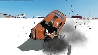 Next Car Game tech demo  Damage gameplay montage [upl. by Goerke]