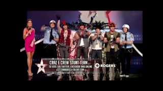 CrazECrew Stunt Team Semi Final Show on Canadas Got Talent [upl. by Annid]