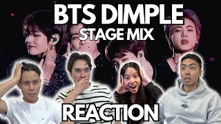 BTS DIMPLE STAGE MIX REACTION [upl. by Wills]