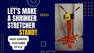 How to make a Homemade ShrinkerStretcher stand using Harbor Freight shrinkerstretchers [upl. by Currier760]