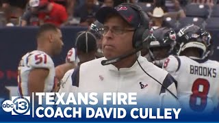 Texans fire head coach David Culley after 1 season [upl. by Ettelegna]