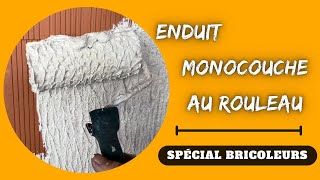 Enduit monocouche au rouleau ✅ [upl. by Devinne535]