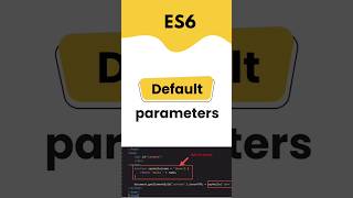 How to use Default Parameters es6 Tutorial in Hindi [upl. by Aerdnu865]