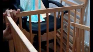 How To Assemble Baby Cot  Mothercare Cot [upl. by Delmore]