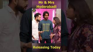 Mr amp Mrs Hyderabadi  Husband Wife Comedy Video  Releasing Today at 700 pm  Golden Hyderabadiz [upl. by Ozzie]