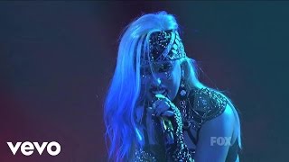 Lady Gaga  The Edge of Glory Live on American Idol [upl. by Aekahs234]