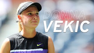 US Open 2019 in Review Donna Vekic [upl. by Sidonnie619]