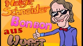 Helge Schneider  Bonbon aus Wurst mit Cartoon 🍬 [upl. by Sirapal]