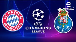 BAYERN MÜNCHEN VS FC PORTO OCTAVOS DE FINAL  VUELTA  UEFA CHAMPIONS LEAGUE  PES 20212024 [upl. by Idna737]